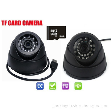 Home Security System Infrared Surveillance Camera Night Vision TF Card Video Camera